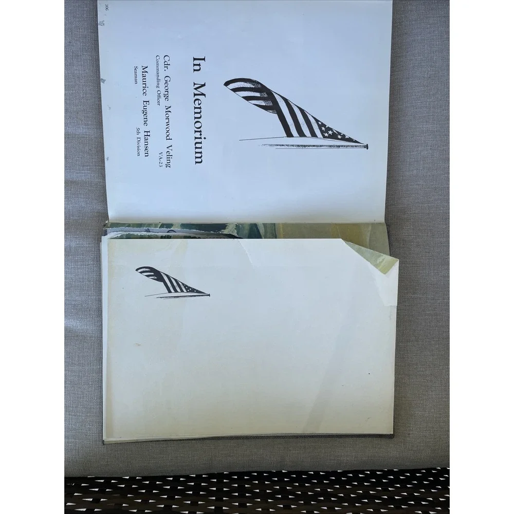 USS MIDWAY CVA-41 FAR EAST DEPLOYMENT CRUISE BOOK YEAR LOG 1962 - U S NAVY